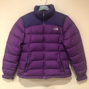 North Face purple coat